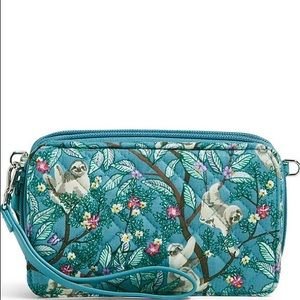 Vera Bradley RFID Sloth All in One Crossbody Bag | Hanging Around